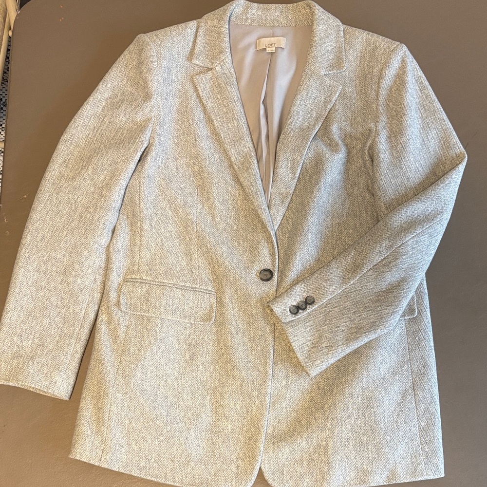 LOFT Light Gray Blazer